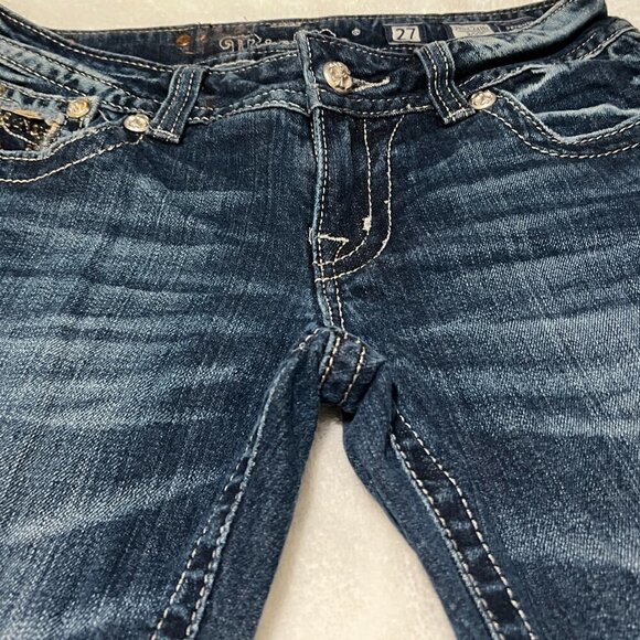 Miss Me Womens Embellished Boot Cut Jeans JP5124B7 SIZE 27 - Picture 8 of 15